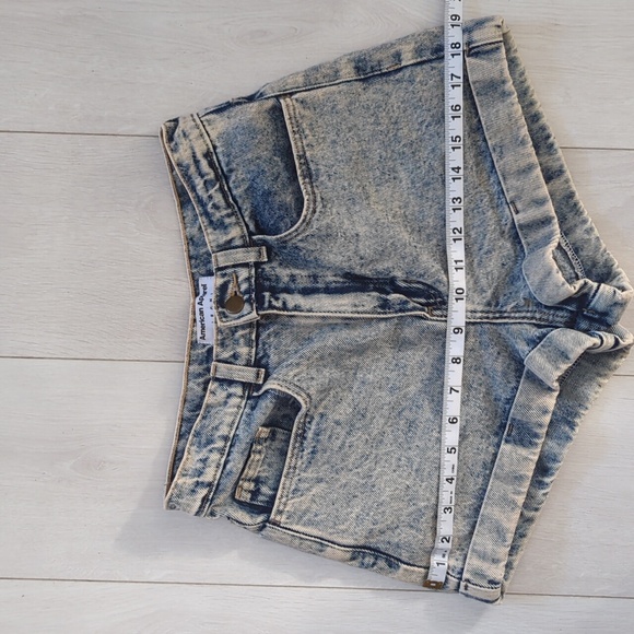 AMERICAN APPAREL High Waisted Denim Shorts - Picture 8 of 9